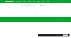 Desktop Screenshot of cosediscienza.it